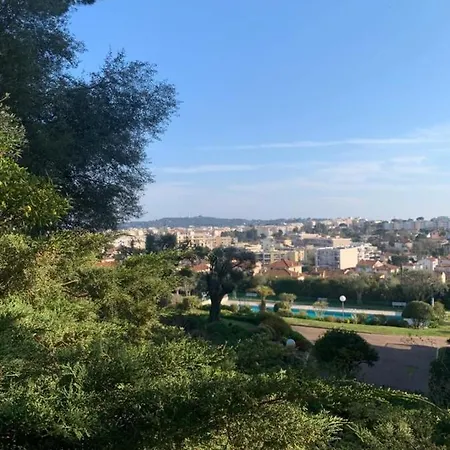 With A Panoramic View At The Floor Of A With A Pool